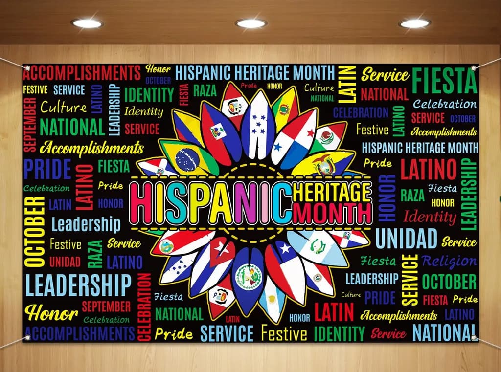 a hispanic heritage flag