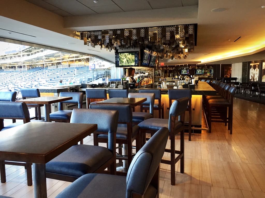 a private bar in yankee stadium