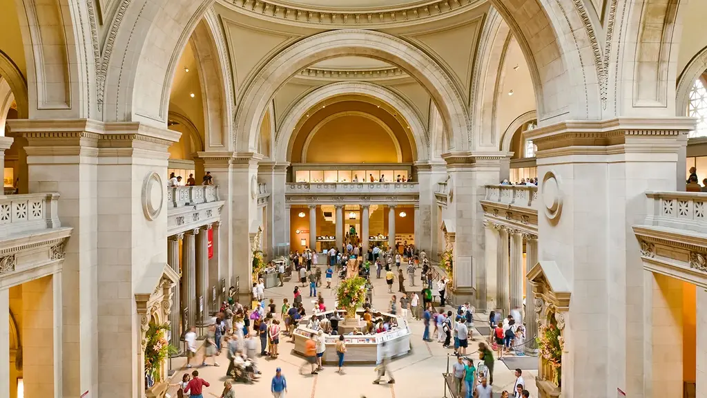a view from the ceiling of a museum
